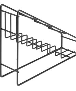 Olympia Syrup Bottle Stand Black Wire 400x105x320mm (HY987)