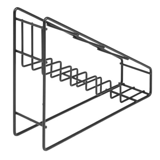 Olympia Syrup Bottle Stand Black Wire 400x105x320mm (HY987)