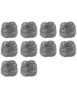 Jantex Stainless Steel Scourers 10 Pack (HZ168)