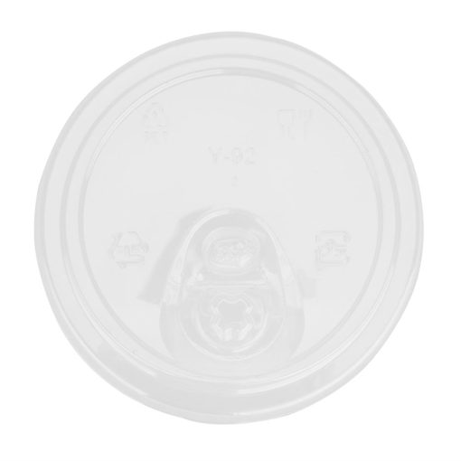 Fiesta Recyclable rPET Strawless Lids for 12-16-20oz Cups 400 Pack (HZ230)