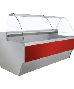 Zoin Barkly Serve Over Counter White with Red Trim 2000mm (HZ876-200)