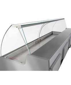 Zoin Barkly Serve Over Counter White with Red Trim 2000mm (HZ876-200)