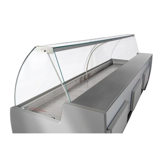 Zoin Barkly Serve Over Counter White with Red Trim 2000mm (HZ876-200)