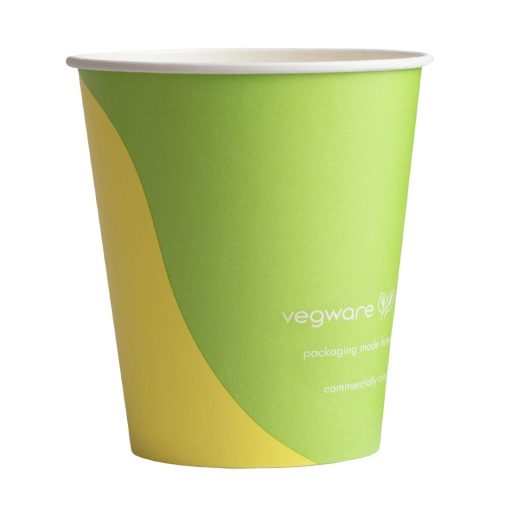 Vegware Paper Cold Cups 89-Series 10oz-200ml Pack of 1000 (HZ939)