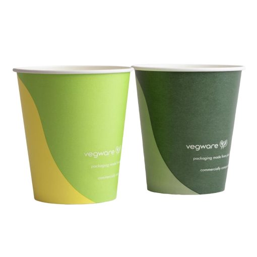 Vegware Paper Cold Cups 89-Series 10oz-200ml Pack of 1000 (HZ939)