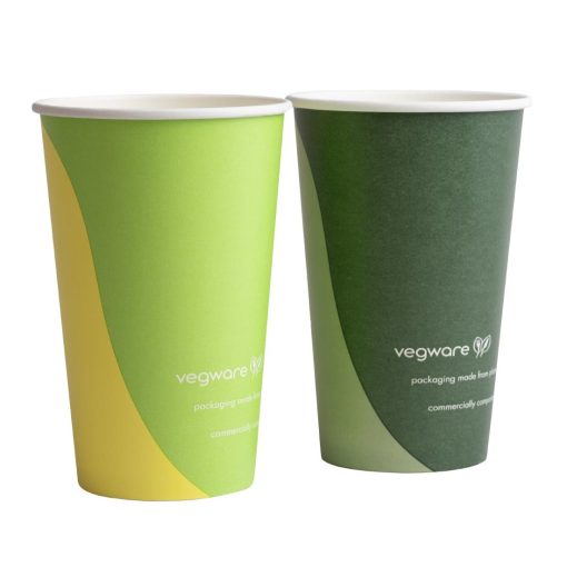 Vegware Paper Cold Cups 89-Series 16oz-400ml Pack of 1000 (HZ941)