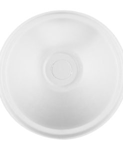 Vegware Nourish Moulded Fibre Cold Cup Dome Lids with Hole 89-Series Pack of 1000 (HZ943)