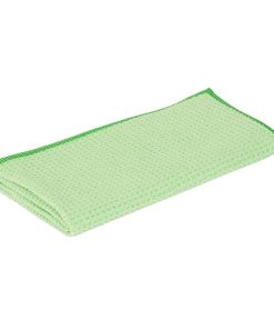 Greenspeed Heavy Duty Microfibre Cloth Green 400x400mm (HZ956)