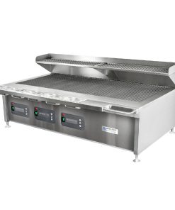 Synergy Grill ST1500 Trilogy Grill with Garnish Rail and Slow Cook Shelf Nat Gas (JA960)