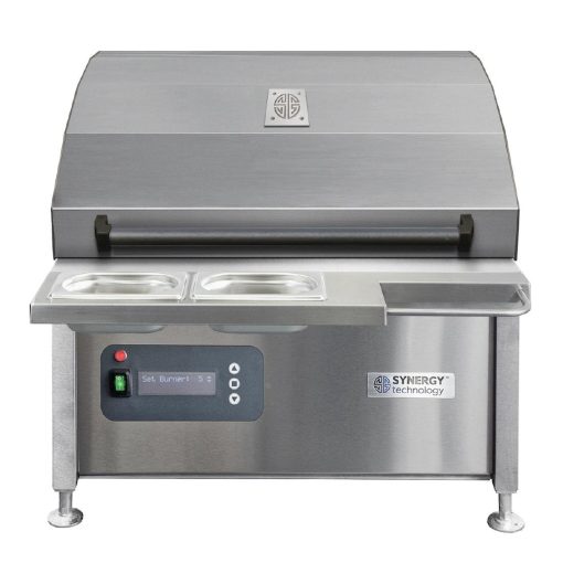 Synergy CharGo STCGO600 Chargrill Oven with Lid Slow Cook Shelf and Garnish Rail Nat Gas (JA962)