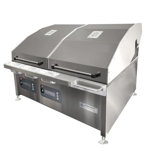 Synergy CharGo STCGO900 Chargrill Oven with 2 Lids Slow Cook Shelves and Garnish Rail (JA963)