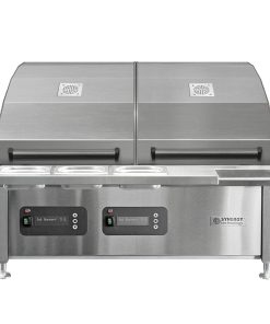 Synergy CharGo STCGO900 Chargrill Oven with 2 Lids Slow Cook Shelves and Garnish Rail (JA963)