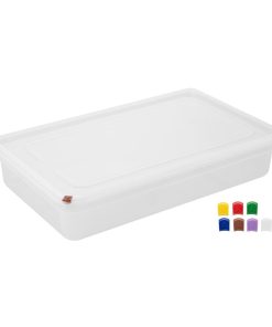 Hygiplas Click Polypropylene 1-1 Gastronorm Tray 100mm Pack 2 (FZ086)
