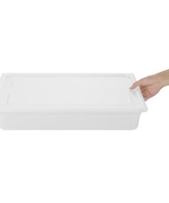 Hygiplas Click Polypropylene 1-1 Gastronorm Tray 100mm Pack 2 (FZ086)