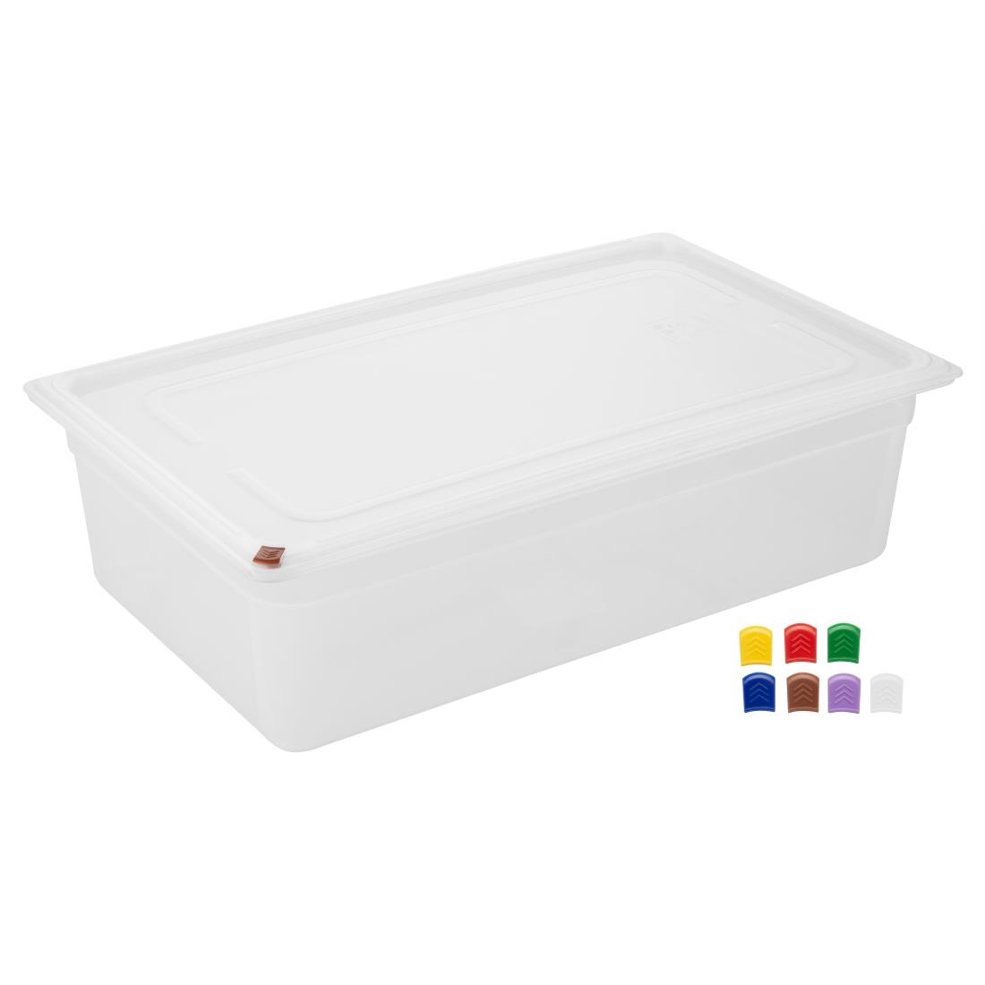 Hygiplas Click Polypropylene 1-1 Gastronorm Tray 150mm Pack 2 (FZ087)