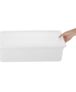 Hygiplas Click Polypropylene 1-1 Gastronorm Tray 150mm Pack 2 (FZ087)