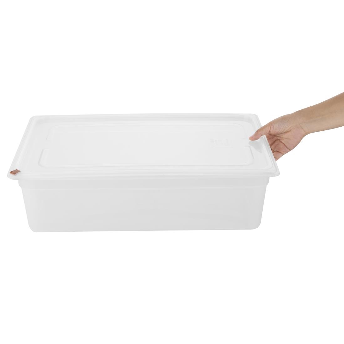 Hygiplas Click Polypropylene 1-1 Gastronorm Tray 150mm Pack 2 (FZ087)
