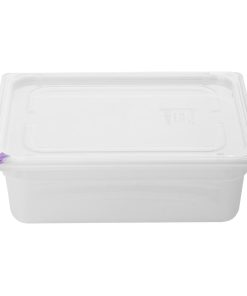Hygiplas Click Polypropylene 1-1 Gastronorm Tray 100mm Pack 4 (FZ089)