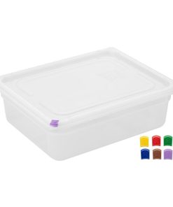 Hygiplas Click Polypropylene 1-1 Gastronorm Tray 100mm Pack 4 (FZ089)