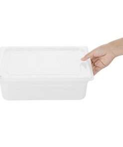 Hygiplas Click Polypropylene 1-1 Gastronorm Tray 100mm Pack 4 (FZ089)