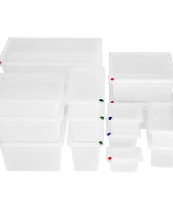Hygiplas Click Polypropylene 1-1 Gastronorm Tray 150mm Pack 4 (FZ090)