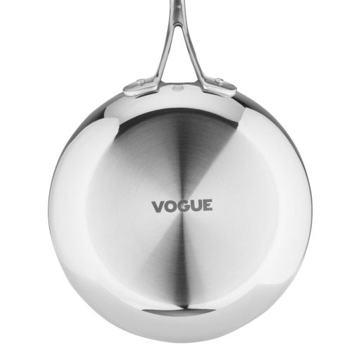 Vogue Tri-Shield Stainless Steel Saucepan with Clad Coating 20cm (GP187)