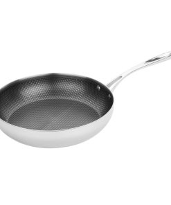 Vogue Tri-Shield Stainless Steel Saucepan with Clad Coating 28cm (GP189)