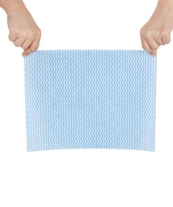 Jantex Green Compostable Cleaning Cloth Blue 200 pack (HT495)