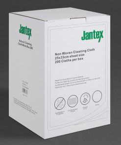 Jantex Green Compostable Cleaning Cloth White 200 pack (HT496)