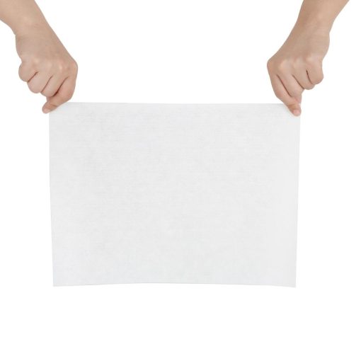 Jantex Green Compostable Cleaning Cloth White 200 pack (HT496)