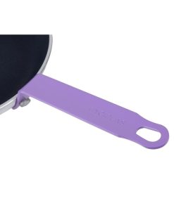 Hygiplas Aluminium Non-Stick Teflon Platinum Plus Frying Pan with Purple Handle 24cm (HT968)