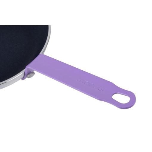 Hygiplas Aluminium Non-Stick Teflon Platinum Plus Frying Pan with Purple Handle 24cm (HT968)