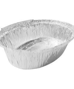 Fiesta Recyclable Foil Oval Containers 500ml 200 Pack (HW080)