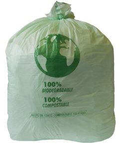 Jantex Large Compostable Bin Liners 90Ltr 20 Pack (HW685)