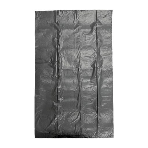 Jantex Large Extra Heavy-Duty Black Bin Bags 160Ltr 100 Pack (HW687)