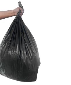 Jantex Medium Extra Heavy-Duty Black Bin Bags 70Ltr Pack of 200 (HW688)