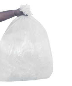 Jantex Light Duty Recycled Bin Bags 80ltr Clear Pack of 200 (HW690)