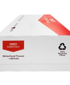 Nisbets Essentials White Facial Tissues - 100 Sheets 36 Pack (HY596)