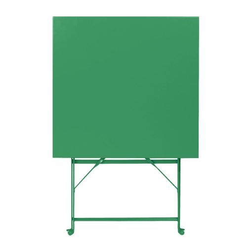 Bolero Perth Forest Green Pavement Style Square Table 600mm (HZ366)