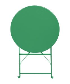 Bolero Perth Forest Green Pavement Style Round Table 600mm (HZ367)