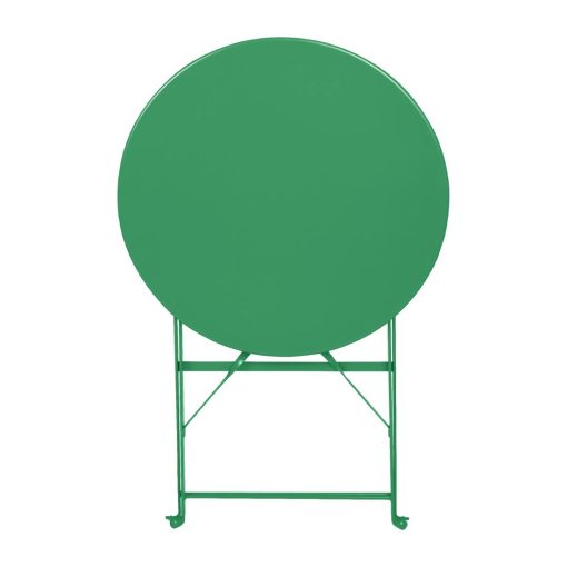 Bolero Perth Forest Green Pavement Style Round Table 600mm (HZ367)