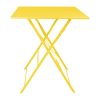 Bolero Perth Mellow Yellow Pavement Style Square Table 600mm (HZ368)