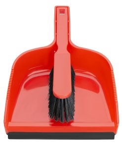 Jantex Dustpan and Brush Set - Red (HZ840)