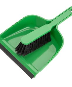 Jantex Dustpan and Brush Set - Green (HZ841)