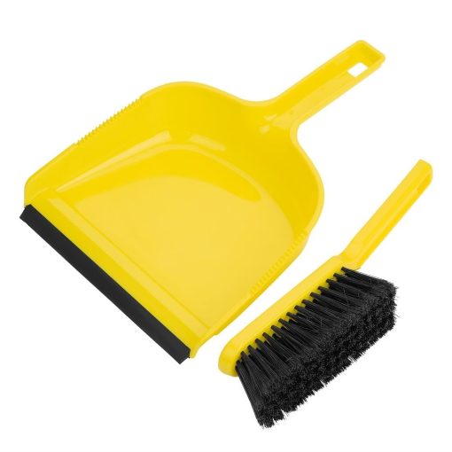 Jantex Dustpan and Brush Set - Yellow (HZ842)