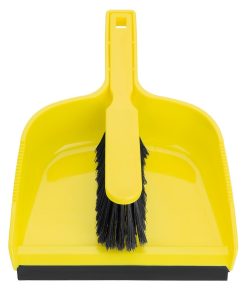 Jantex Dustpan and Brush Set - Yellow (HZ842)