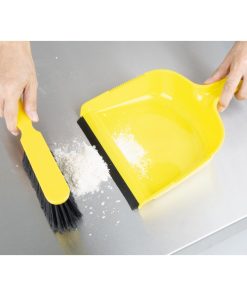 Jantex Dustpan and Brush Set - Yellow (HZ842)