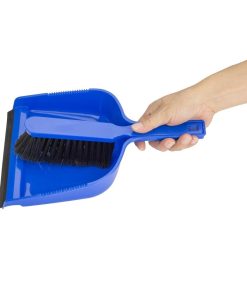 Jantex Dustpan and Brush Set - Blue (HZ843)