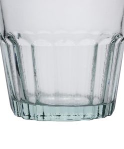 Olympia Recycled Glass Fluted Rocks Tumblers 250ml 6 Pack (JA332)