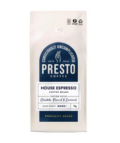 Presto Coffee House Espresso Coffee Beans 1kg (KA730)